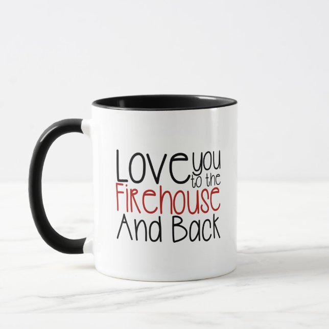 Caneca Eu te amo no Firehouse e de volta (Esquerda)