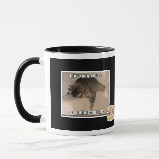 Caneca Eu te amo, sofá (Esquerda)