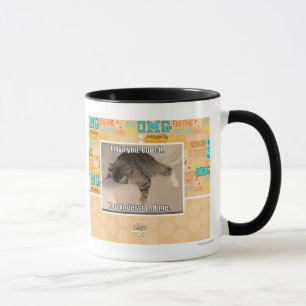 Caneca Eu te amo, sofá