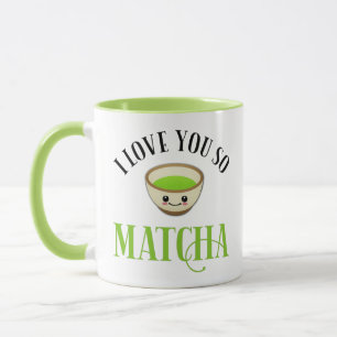 Caneca Eu Te Amo Tão Matcha
