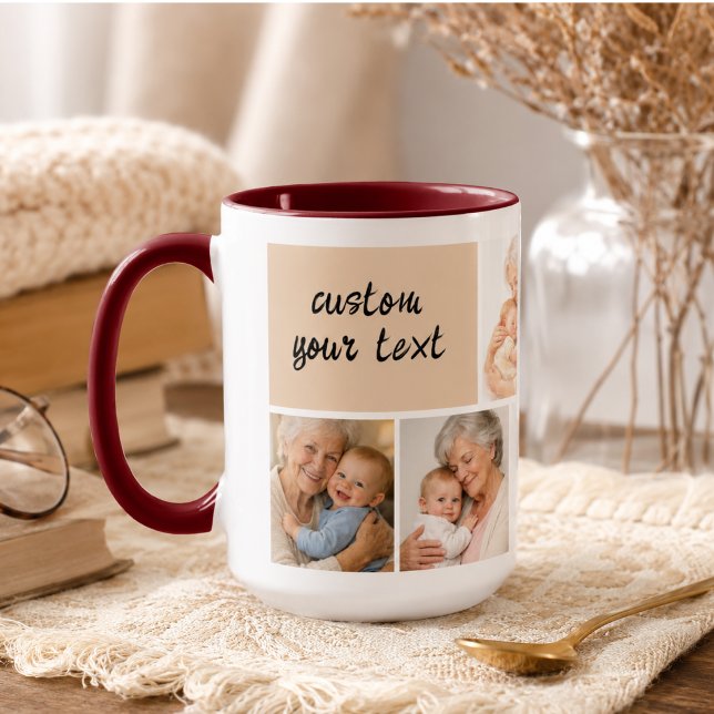 Caneca Eu Te Amo Vovó | Dia dos Avós (I Love You Grandma | Grandparents Day Mug)
