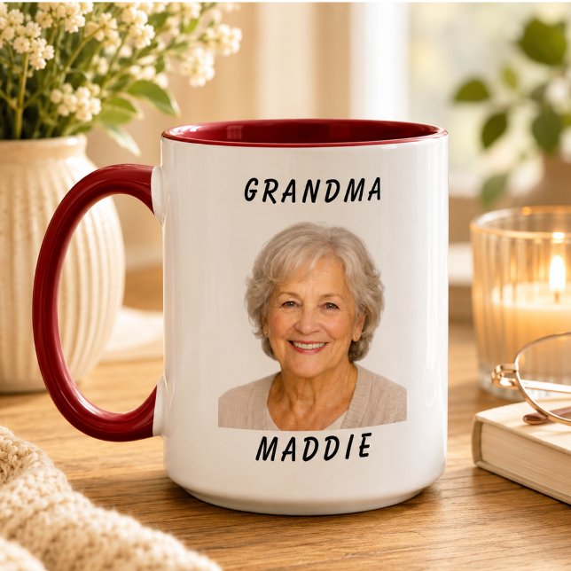 Caneca Eu Te Amo Vovó | Dia dos Avós (I Love You Grandma | Grandparents Day Mug)