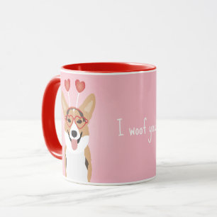 Caneca Eu Te Aventei Cachorro de Dias de os namorados Cor