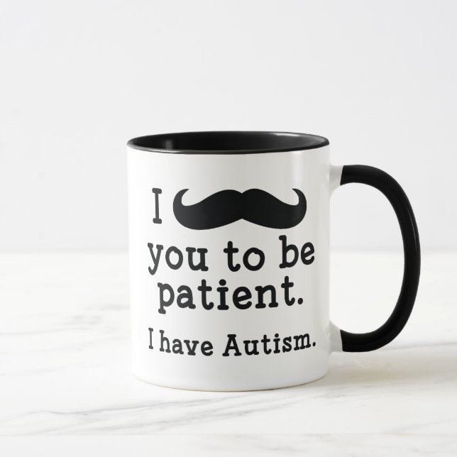 Caneca Eu Tenho Autismo (Direita)