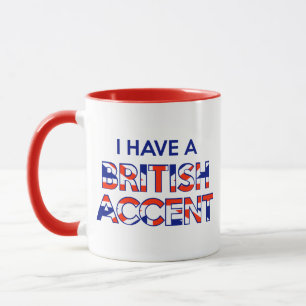 Caneca Eu Tenho Um Café De Sotaque Britânico