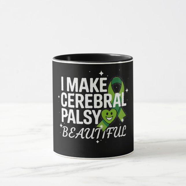 Caneca Eu Torno a Paralisia Cerebral Bonita | Conscientiz (Centro)