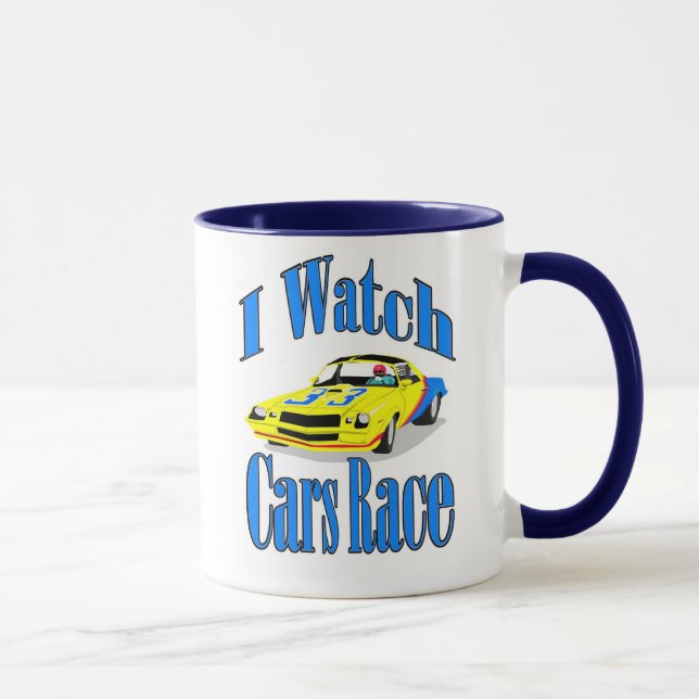 Caneca Eu Vejo Carros Race (Direita)