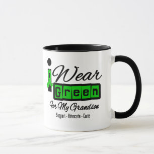 Caneca Eu visto o neto verde da fita (retro) -