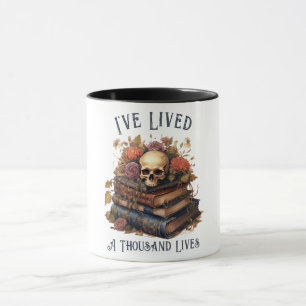 Caneca Eu Vivi Mil Vidas, Amante de Livros