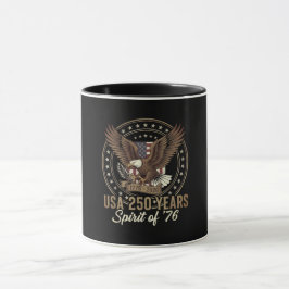 Caneca EUA 250º Aniversário – América 1776–2026