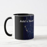 EUA à noite, Imagem da NASA