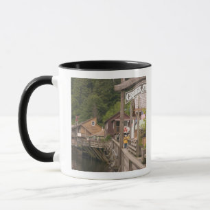 Caneca EUA, Alasca, Ketchikan, Creek Street, centro da ci