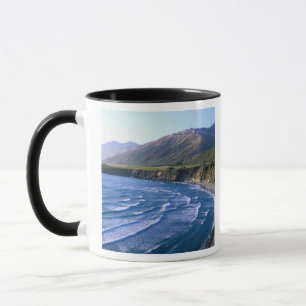 Caneca EUA, Califórnia, Big Sur, baía ao longo da Rodovia