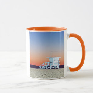 Caneca EUA, Califórnia, Los Angeles, Praia de Santa Mônic
