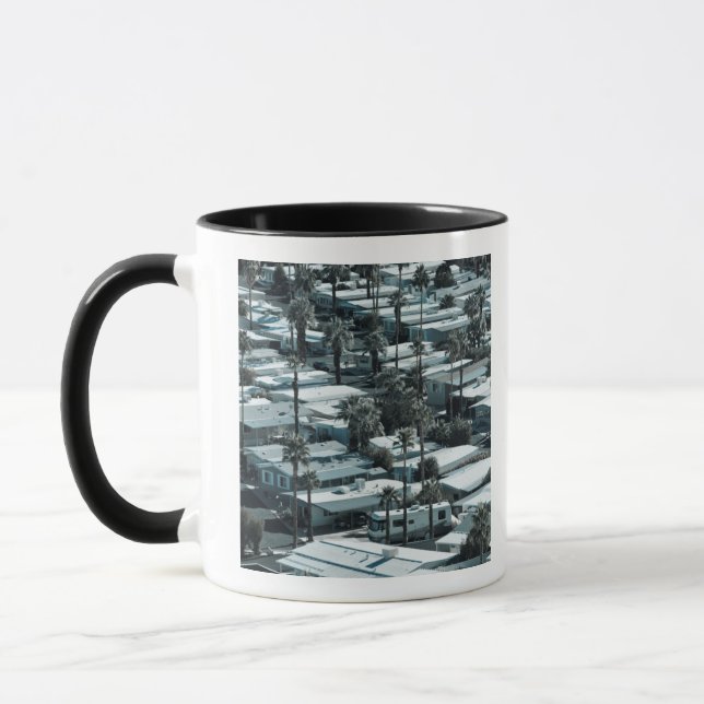 Caneca EUA, Califórnia, Palm Springs. Parque de trailers  (Esquerda)