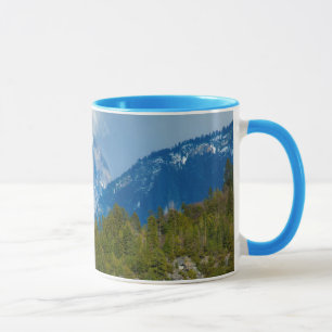 Caneca EUA, Califórnia. Vista De Metade De Domo Em Yosem