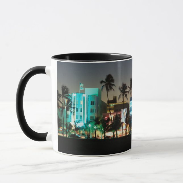 Caneca EUA, Flórida, Miami Beach, Ocean Drive, Art Deco (Esquerda)