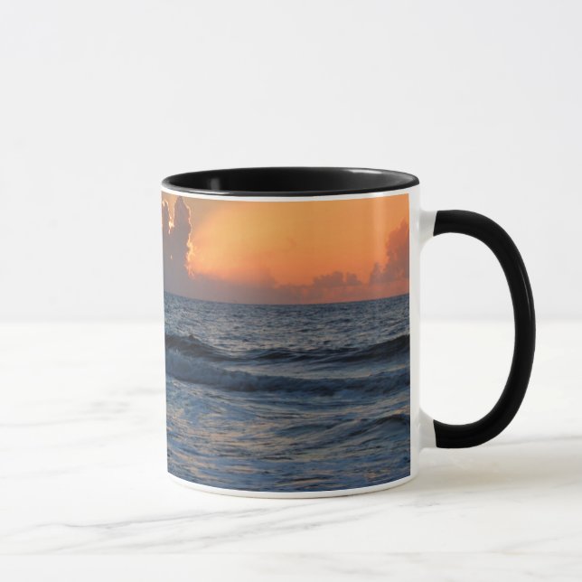 Caneca EUA, Geórgia, ilha de Tybee, praia de Tybee Island (Direita)