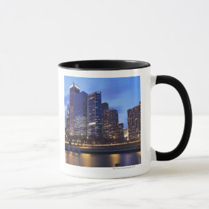 Caneca EUA, Illinois, Chicago, skyline da cidade de