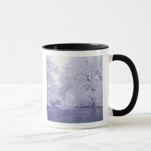 Caneca EUA, Kentucky, Louisville. Coberta de neve