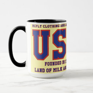 Caneca EUA Land Para Leite E Mel