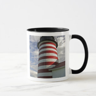 Caneca EUA, Maine, Lubec. West Quoddy Head
