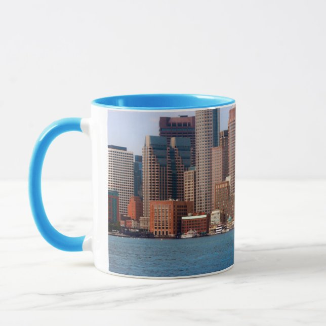 Caneca EUA, Massachusetts. Linha Skyline Boston Waterfron (Esquerda)