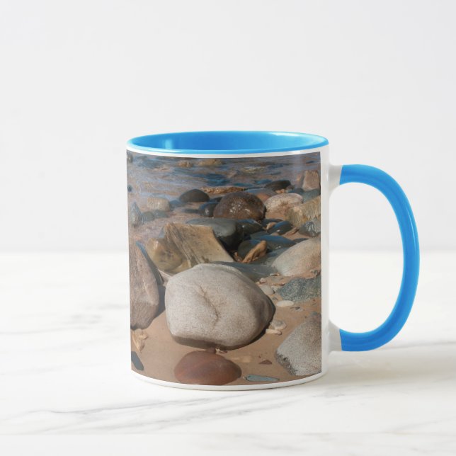 Caneca EUA, Michigan. Pedras Arredondadas Em 12 Milhas (Direita)