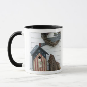 Caneca EUA, Missouri, Herman: Casas de pássaros patriótic