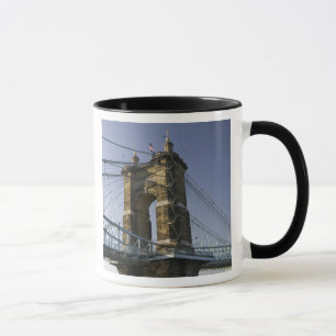 Caneca EUA, Ohio, Cincinnati: Roebling Suspensão 3