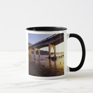 Caneca EUA, Oregon, Florence. Ponte Siuslaw e