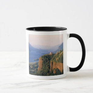 Caneca EUA, Oregon, Rio Columbia. Pôr do sol na Coroa
