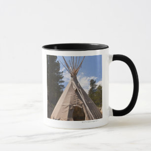 Caneca EUA, South Dakota, teepee indiano tradicional