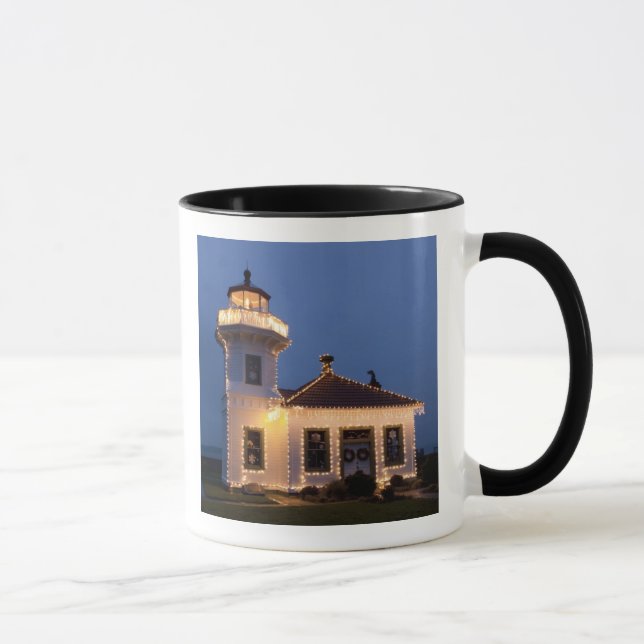 Caneca EUA, Washington, Mukilteo. Farol de Mukilteo (Direita)