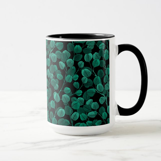 Caneca Eucalipto a preto (Direita)