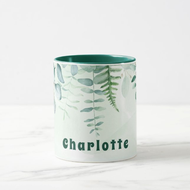 Caneca Eucalyptus greenery Foliage (Centro)