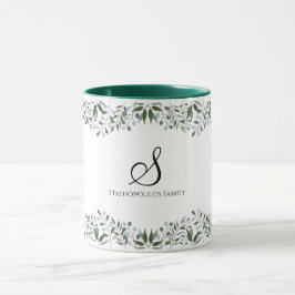 Caneca Eucalyptus Greenery Nome da Família Floral