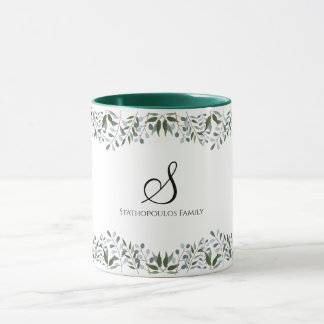Caneca Eucalyptus Greenery Nome da Família Floral