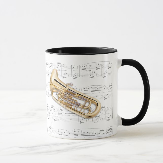 Caneca - Euphonium com partitura (Direita)