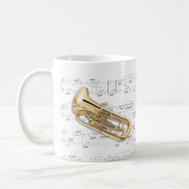 Caneca - Euphonium com partitura