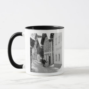 Caneca Europa, Áustria, Hallstat. Rua nevada