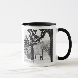 Caneca Europa, Áustria, Salzburgo. Inverno,
