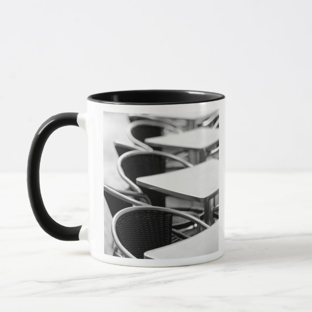Caneca Europa, Espanha, Maiorca. Mesas de café, Palma (Esquerda)