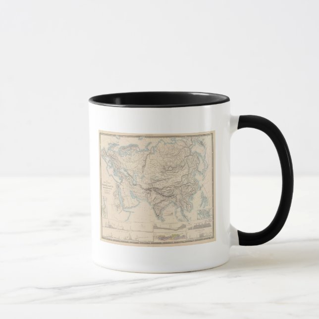 Caneca Europa física e Ásia (Direita)