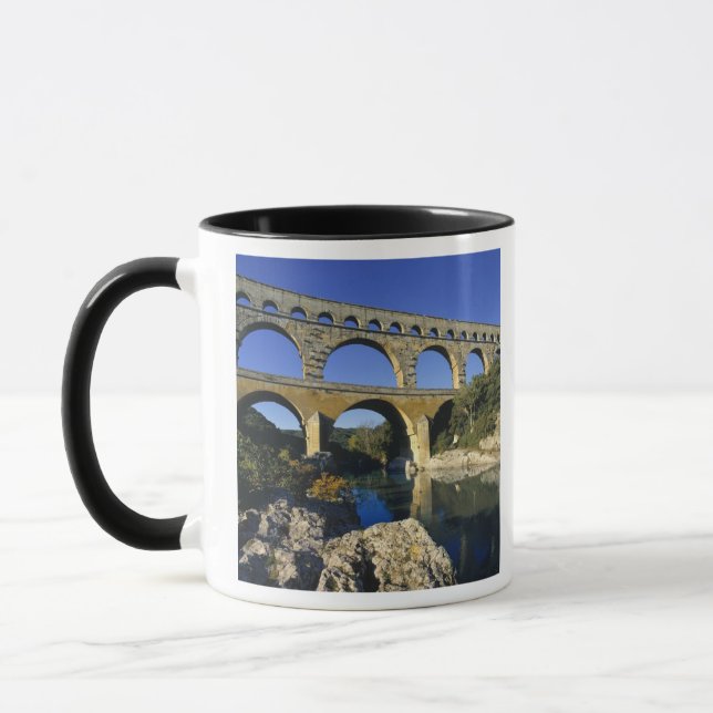 Caneca Europa, França, Pont du Gard. Pont du Gard, (Esquerda)