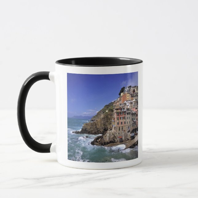 Caneca Europa, Itália, Riomaggiore. Riomaggiore é constru (Esquerda)