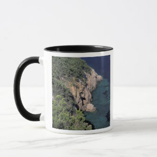 Caneca Europa, Itália, Toscana. Costa rochosa; Cala