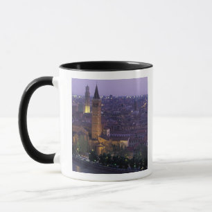 Caneca Europa, Itália, Verona, Vista do Castel S.