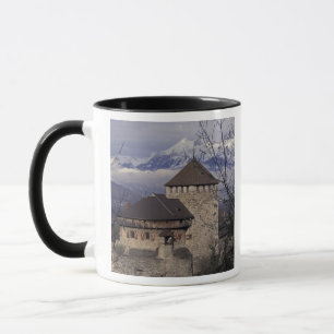 Caneca Europa, Liechtenstein, Vaduz. Castelo de Vaduz,