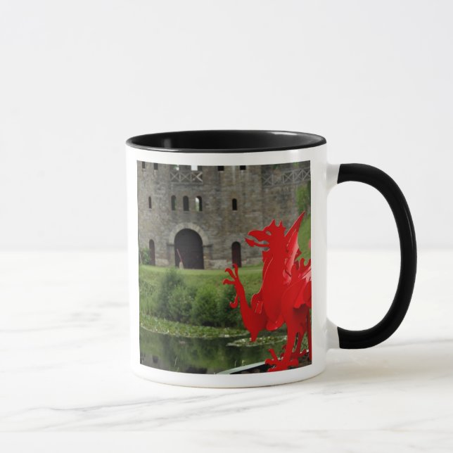 Caneca Europa, País de Gales, Cardiff. Castelo de Cardiff (Direita)